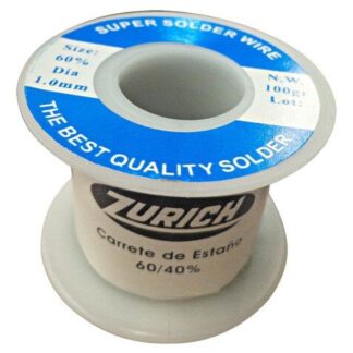 ALAMBRE DE ESTAÑO EN ROLLO ZURICH (1MM 100G)