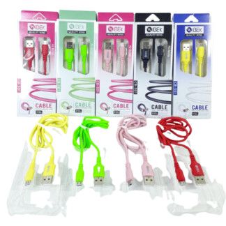 CABLE USB IBEK V8 3.1A CB-501 (COLORES VARIOS)