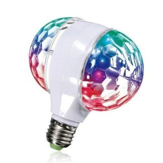 FOCO GIRATORIO LED DE COLORES DOBLE