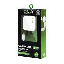 CARGADOR 220V. ONLY IPHONE 3.1.AMP  (2 USB + CABLE)