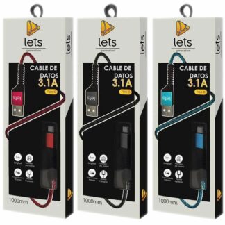 CABLE USB LETS TIPO C 3.1.AMP