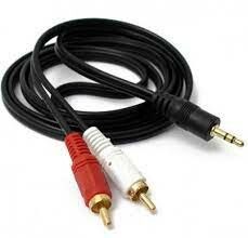 CABLE PLUG A 2 RCA 1.8MTS