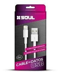 CABLE USB SOUL IPHONE 5/6/7 1 MT