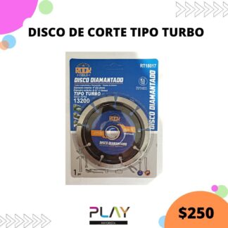 DISCO DE CORTE TIPO TURBO (RT18017)