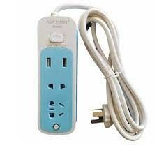 ZAPATILLA NEW TIMES E028 (2 TOMAS 220 MAS 2 USB)