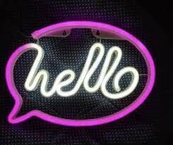 LUZ NEON HELLO (A33)