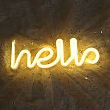 LUZ NEON HELLO (A37)