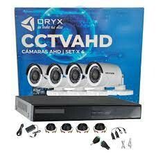 CAMARA DE SEGURIDAD ORYX AHD SET X 4