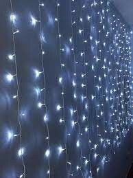 CORTINA DE LUCES LED BLANCA X280CM