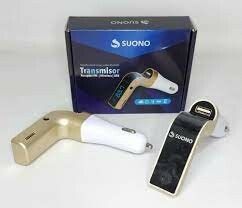 TRANSMISOR CAR7 FM/BT/USB DORADO M10 SUONO