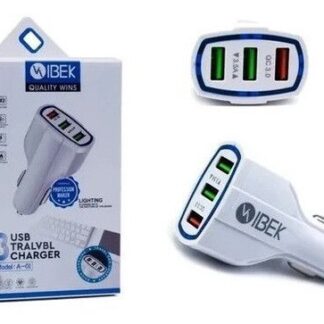 CABEZAL 12V. IBEK 3.5 AMP (3 USB)