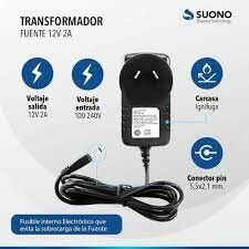 FUENTE 12V. SUONO .2AMP MOD. JRA1224