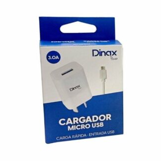 CARGADOR 220V. DINAX V8 3 AMP. (1 USB + CABLE)