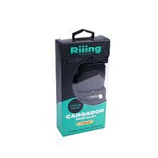 CARGADOR RIIING PREMIUM 3.0A 15W V8 1USB +CABLE