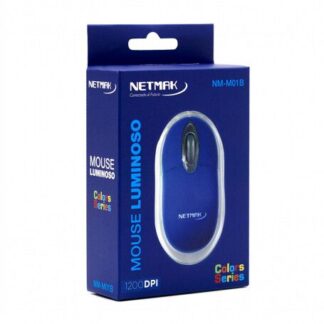 MOUSE LUMINOSO NM-M01 NETMAK