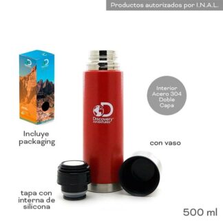 TERMO DISCOVERY ROJO (500 ML)