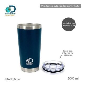 VASO CON TAPA DISCOVERY (600 ML)
