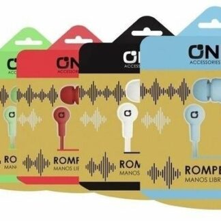 AURICULAR MANOS LIBRES ONLY ROMPE OIDOS 3 (COLORES VARIOS)