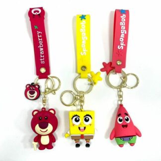 LLAVEROS MUNECOS DE GOMA