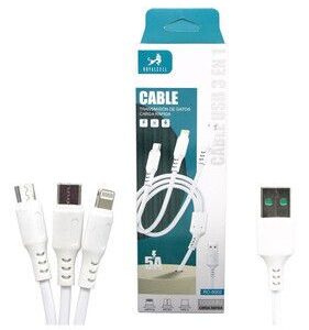 CABLE 3 EN 1 ROYALCELL 5AMP RC-5002