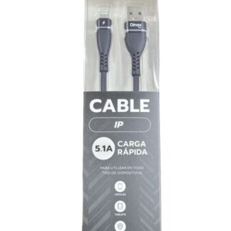 CABLE USB DINAX IPHONE  5.1A 1MT