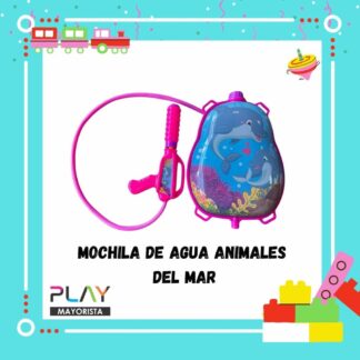 MOCHILA DE AGUA ANIMALES 42X30 CM