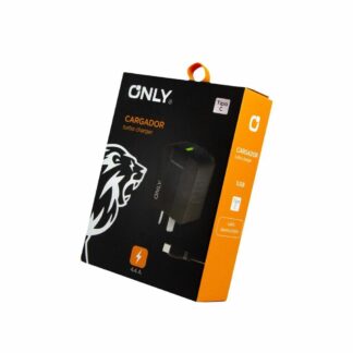 CARGADOR 220V. ONLY TIPO C 4.4.AMP. (1 USB + CABLE)