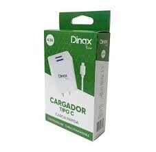 CARGADOR 220V. DINAX TIPO C. 4.2AMP. (2 USB + CABLE)