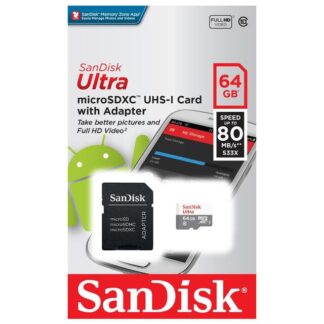 MEMORIA SANDISK 64GB (CLASE 10)