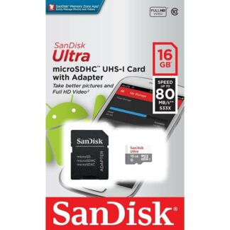 MEMORIA SANDISK 16 GB (CLASE 10)