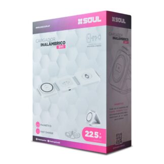 CARGADOR INALAMBRICO SOUL 3 EN 1 MAGNETICO (S300)