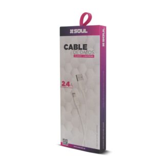 CABLE USB SOUL CLASSIC V8 2.4 AMP.
