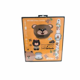 RELOJ SMART WATCH + AURICULAR INALAMBRICO KR-888 ULTRA COMBO OSO
