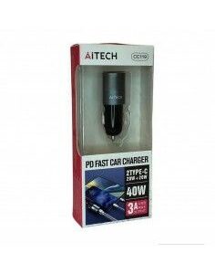 CABEZAL 12V. AITECH CC119 3AMP. (2USB-C)