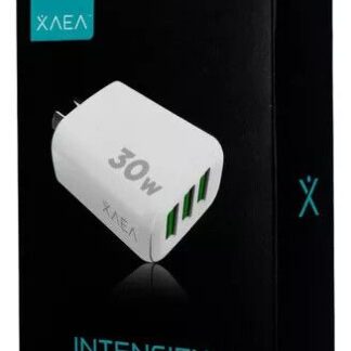 CARGADOR 220V. XAEA INTENSIFY IPHONE 4.4.AMP. (3 USB + CABLE)