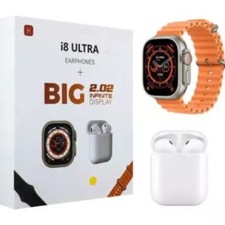 RELOJ SMART WATCH + AURICULAR BTH I8ULTRA BIG2.0
