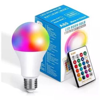FOCO LED RGB BULB 10W CON CONTROL REMOTO
