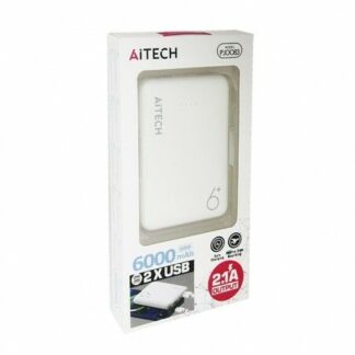 POWER BANK AITECH PJ0083 6.000MAH (2USB)