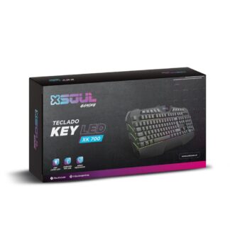 TECLADO GAMER SOUL KEY LED XK700