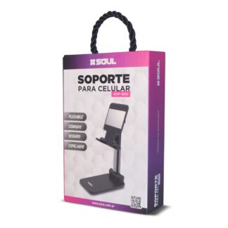 SOPORTE CELULAR SOUL PARA ESCRITORIO PLEGABLE CON ESPEJO (Q50)