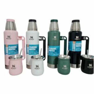 SET DE TERMO 1.2LTS + MATE + BOMBILLA SIMIL STANLEY