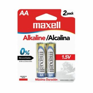PILA ALCALINA MAXELL AA LR6 (X2 UNID)