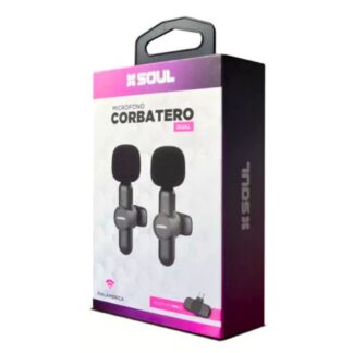 MICROFONO SOUL CORBATERO DUAL TIPO C (MIC-C2T)