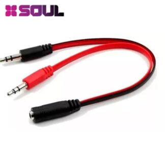 ADAPTADOR SOUL HEMBRA a 2 PLUG 3.5MM (ADAP-H01)