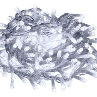 LUCES NAVIDAD ARROZ X 100 (BLANCO CABLE TRANSPARENTE)