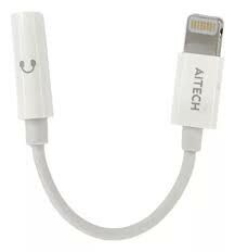 ADAPTADOR AITECH IPHONE A 3.5MM (10CM)