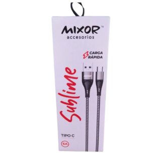 CABLE USB MIXOR SUBLIME TIPO C 6AMP.