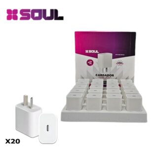 KIT DE CABEZALES 220V. SOUL 20W. TIPO C (X20 UNIDADES)