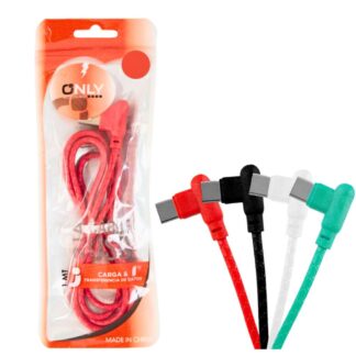 CABLE USB ONLY ELE MOD 54 TIPO C 2.1AMP. (1MT)