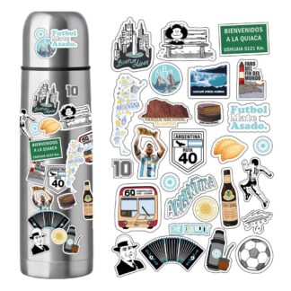 PLANCHA CHICA DE STICKERS DOBLE VINILO (MODELOS VARIOS)